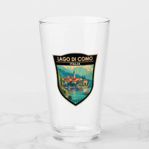 Lago di Como Italia Abzeichen für Reisen Glas