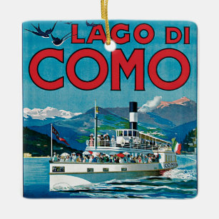 Lago di Como Keramikornament