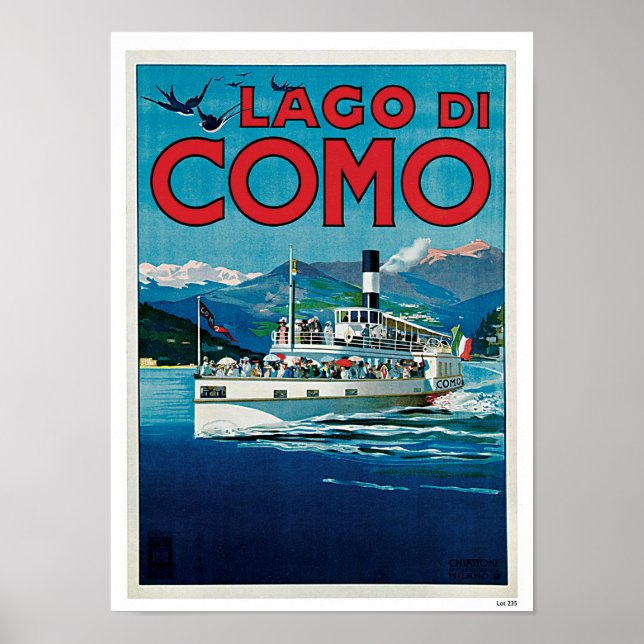 Lago di Como Poster (Vorne)