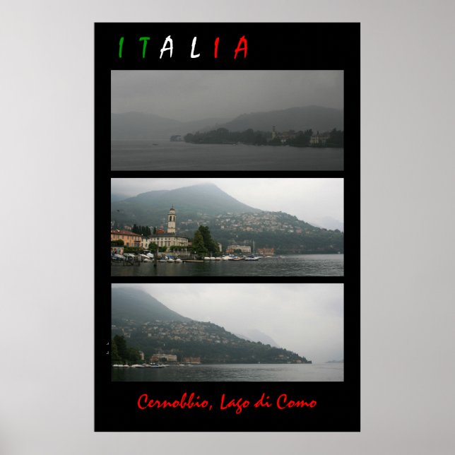 Lago di Como Poster (Vorne)