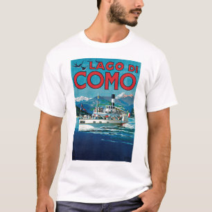 Lago Di Como Vintage Reiseposter T-Shirt