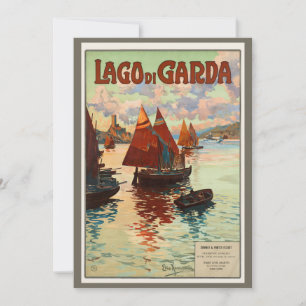 Lago di Garda, Gardasee, Italien Vintage Travel, L