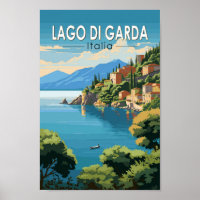 Lago di Garda Italia Wandern Vintag