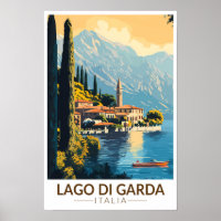 Lago di Garda Italia Wandern Vintag