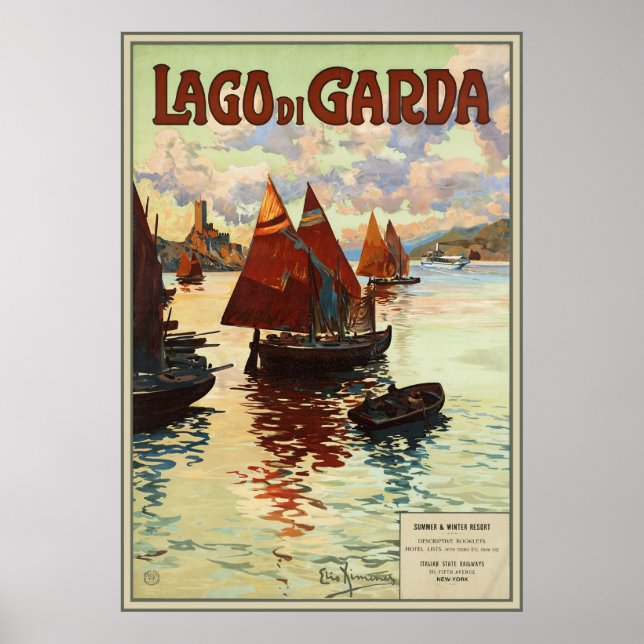 Lago di Garda Poster (Vorne)