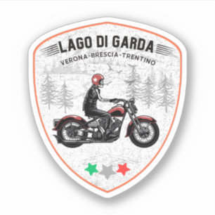 Lago di garda - Seeblick Albergo Colmanicchio Aufkleber