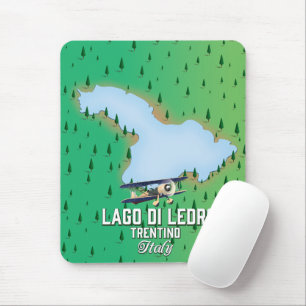 Lago di Ledro Terento Italien. Mousepad