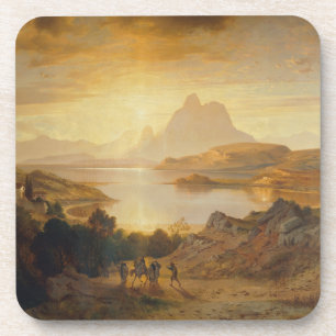 Lago di Lugano - Albert Zimmermann Getränkeuntersetzer