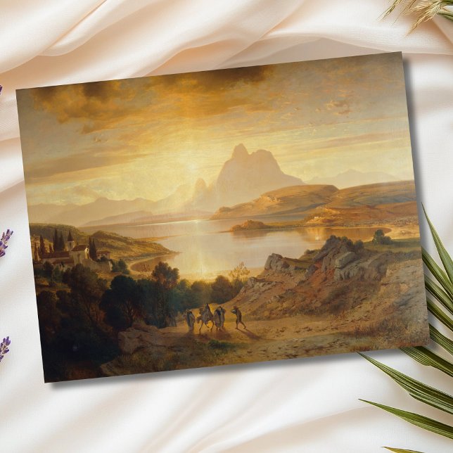 Lago di Lugano - Albert Zimmermann Postkarte (Von Creator hochgeladen)