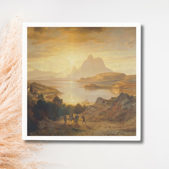 Lago di Lugano - Albert Zimmermann Serviette (Von Creator hochgeladen)