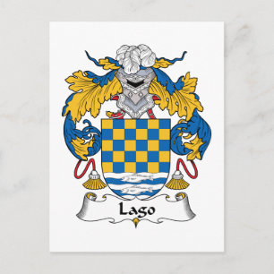 Lago Familienwappen Postkarte