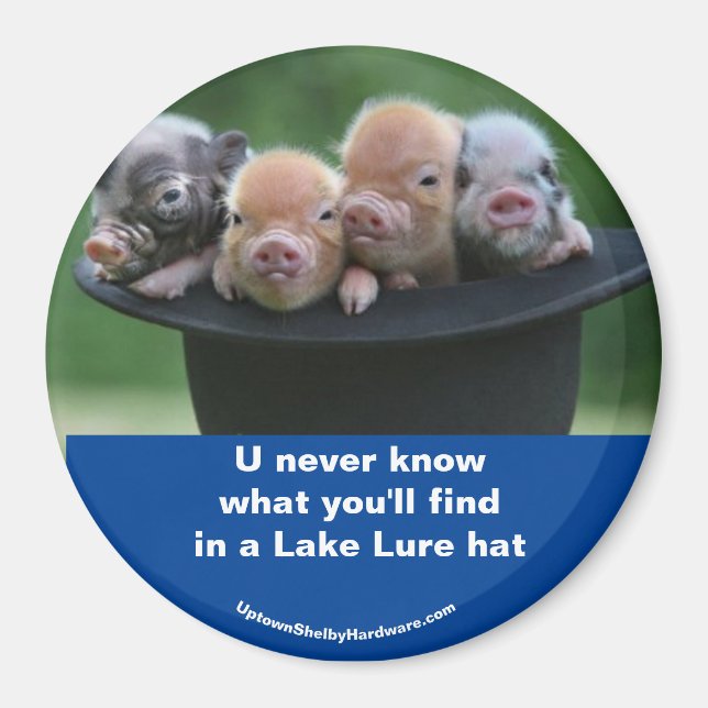 Lago-Hut Magnet (Vorne)