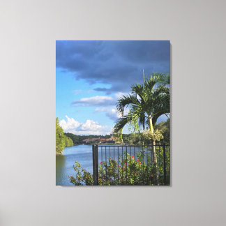 Lago Life Gesterte Canvas Print Leinwanddruck