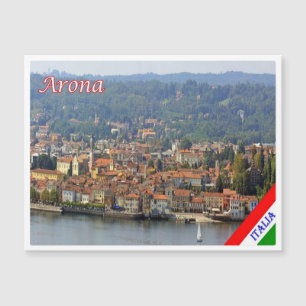 Lago Maggiore - Arona - Magnetkarte