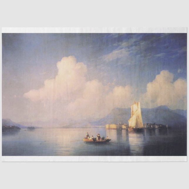 Lago Maggiore - Italien - Entkoppelungspapier Seidenpapier (Vorderseite)