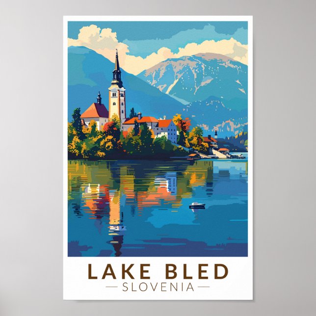 Lago Maggiore - Slowenien Vintage Poster (Vorne)