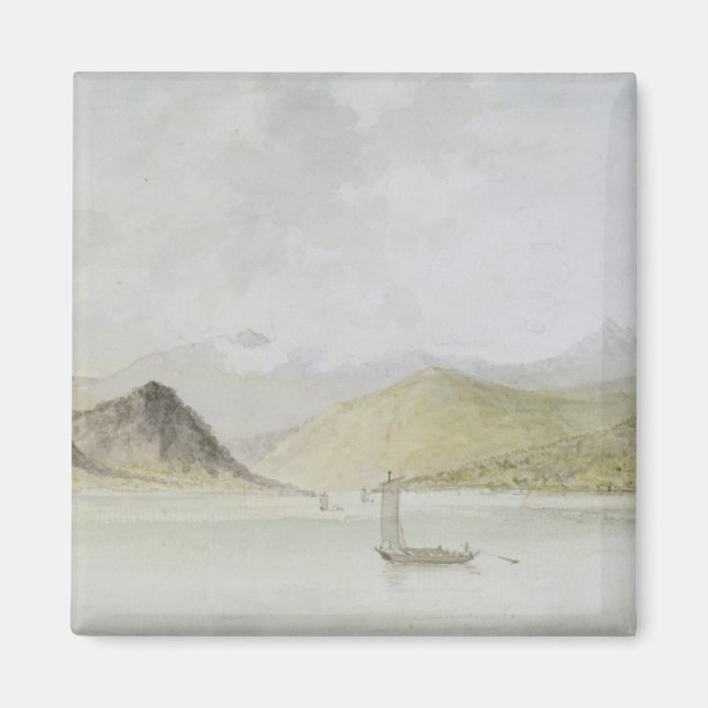 Lago Maggiore (w/c, Stift, Tinte und Grafit auf Pa Magnet (Vorne)
