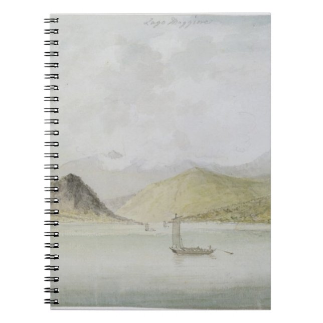 Lago Maggiore (w/c, Stift, Tinte und Graphit auf Notizblock (Vorderseite)