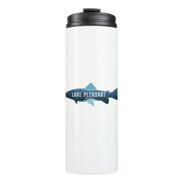 Lago Pleasant Arizona Fisch Thermosbecher (Vorderseite)