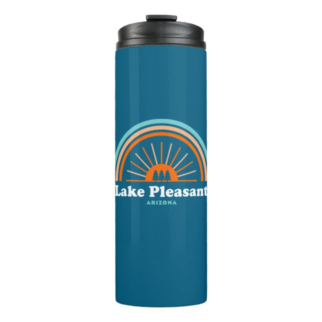 Lago Pleasant Arizona Rainbow Thermosbecher (Vorderseite)