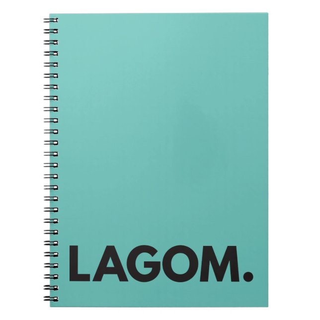 LAGOM. Notizbuch Notizblock (Vorderseite)