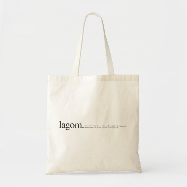 LagomWiki Tragetasche (Vorne)