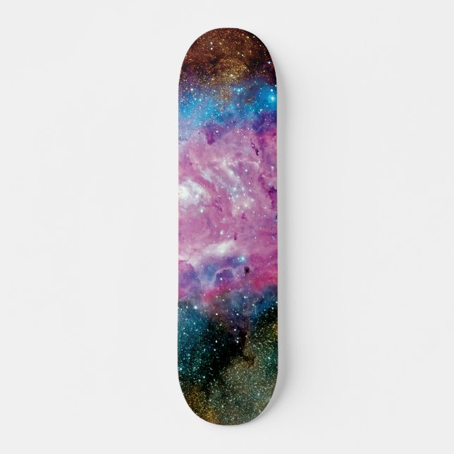 Lagoon Emission Nebula Interstellar Cloud Photo Skateboard (Vorne)