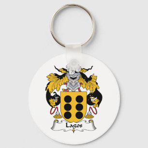 Lagos-Familienwappen Schlüsselanhänger
