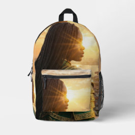 LAGOS - NIGERIA BEDRUCKTER RUCKSACK