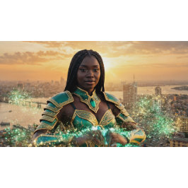 LAGOS - NIGERIA BEDRUCKTER RUCKSACK