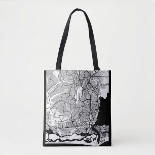 Lagos Nigeria Karte Tasche