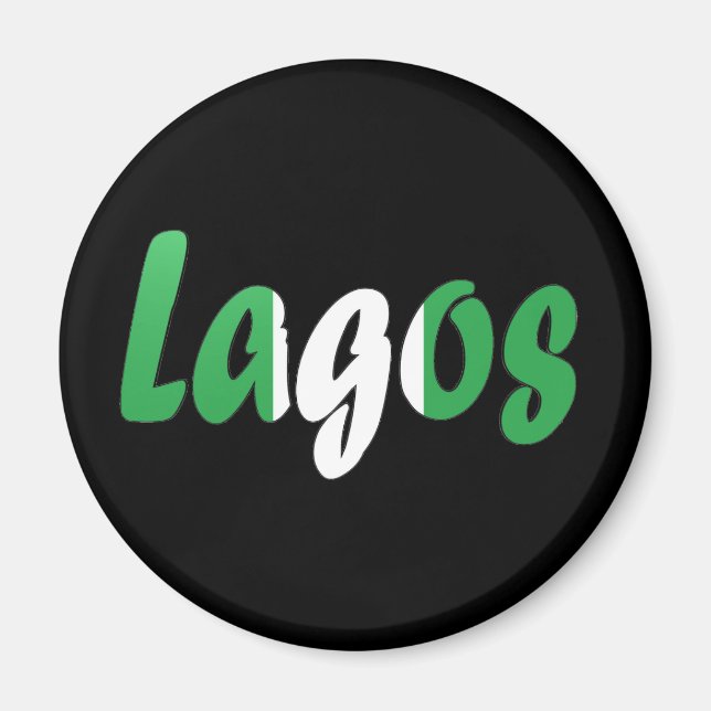 Lagos, Nigeria Magnet (Vorne)