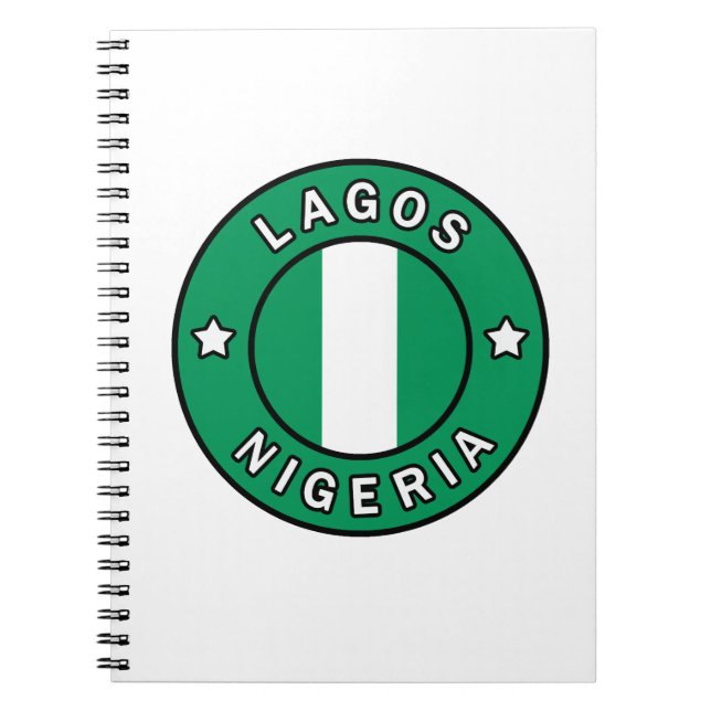 Lagos Nigeria Notizblock (Vorderseite)