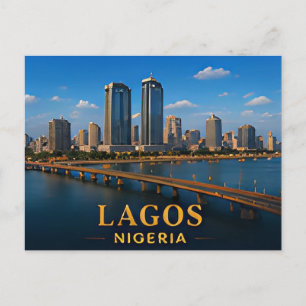 ✈️ Lagos Nigeria Reise Geschenk 🌍 Postkarte
