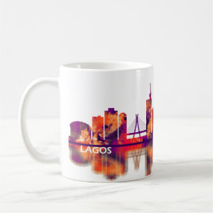 Lagos Nigeria Skyline Kaffeetasse
