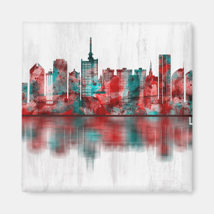 Lagos Nigeria Skyline Magnet