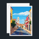 Lagos Portugal Vintage Illustration Postkarte<br><div class="desc">Vintage-Illustration</div>