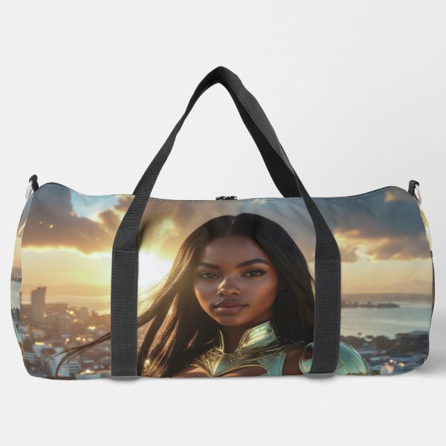 LAGOS - SUPERHERO DUFFLE BAG (Vorderseite)