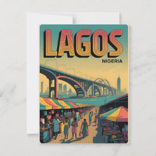Lagos Vintag Postkarte