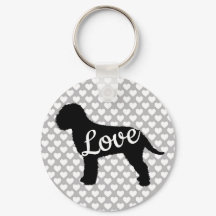 Lagotto Liebe zurück und weiß mit Herz