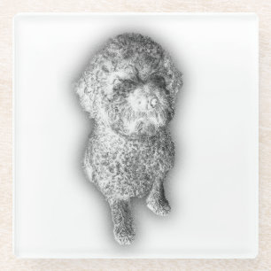 Lagotto Linien – Kunsthandwerk-Unterlage für den K Glasuntersetzer