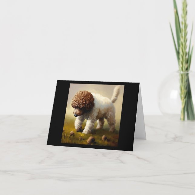Lagotto Romagnolo Dog Karte (Vorderseite)