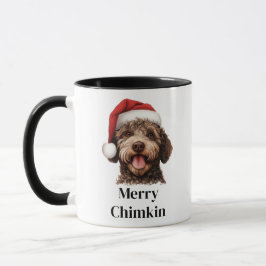 Lagotto Romagnolo Dog Weihnachtsmannmütze Weihnach Tasse