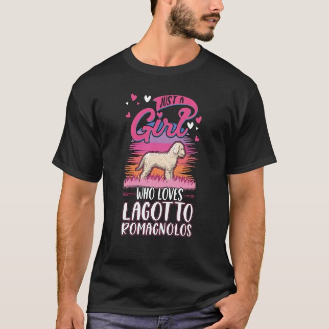 Lagotto Romagnolo Girl Water Dog Lagotto T-Shirt (Vorderseite)