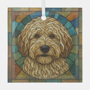Lagotto Romagnolo Hund "Festglas" Ornament Aus Glas