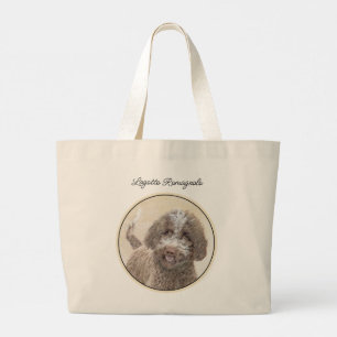 Lagotto Romagnolo Malerei Niedlich Original Hunde  Jumbo Stoffbeutel