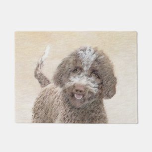 Lagotto Romagnolo Malerei - Niedliche Original Dog Fußmatte