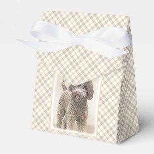 Lagotto Romagnolo Malerei - Niedliche Original Dog Geschenkschachtel