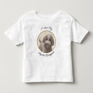 Lagotto Romagnolo Malerei - Niedliche Original Dog Kleinkind T-shirt