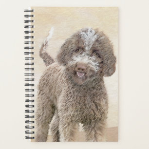 Lagotto Romagnolo Malerei - Niedliche Original Dog Planer
